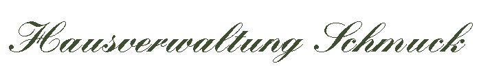Logo Hausverwaltung Schmuck
